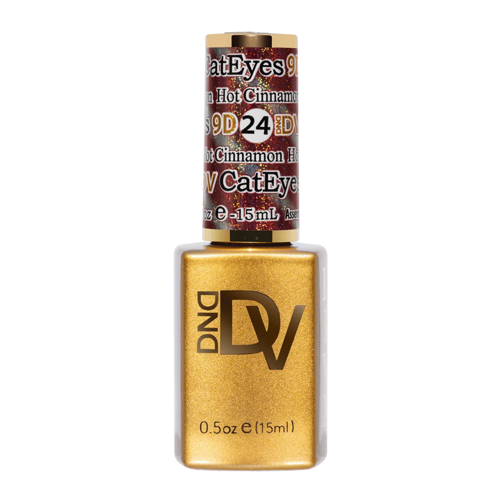 DND DIVA 9D Cat Eye Candy #24 - Hot Cinnamon