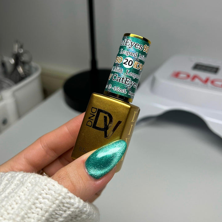 DND DIVA 9D Cat Eye Candy #20 - Leopard Mint