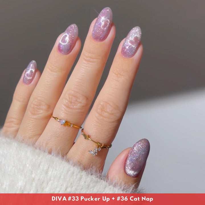 DND DIVA 9D Cat Eye Daydream #33 - Pucker Up