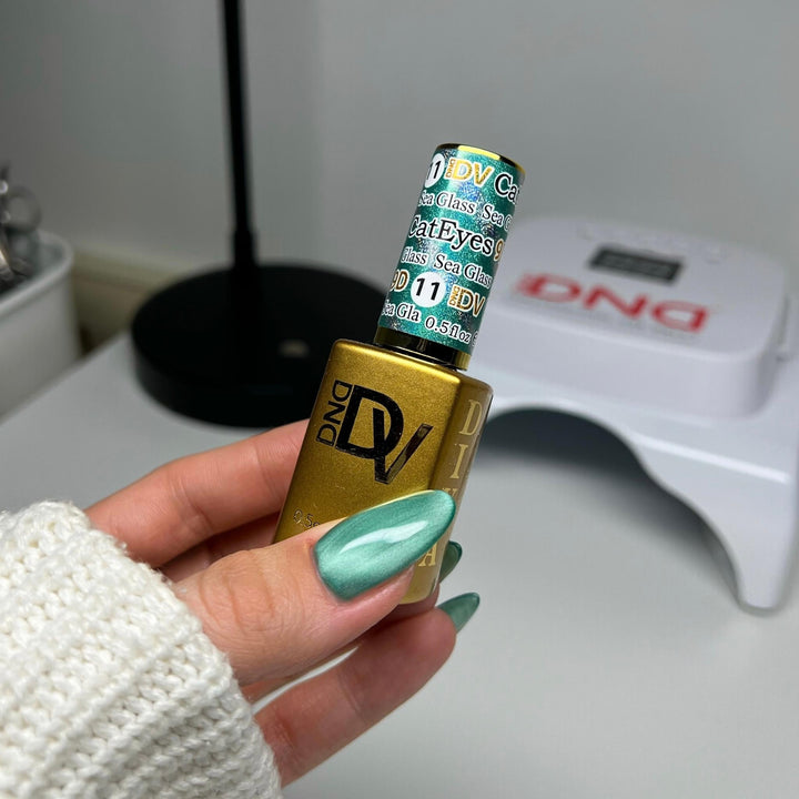 DND DIVA 9D Cat Eye Glassball #11 - Sea Glass