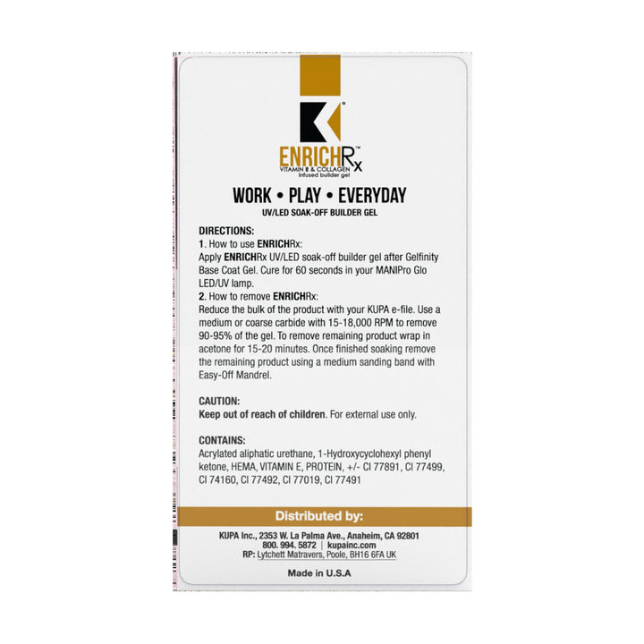 Kupa ENRICHRx Sheer White