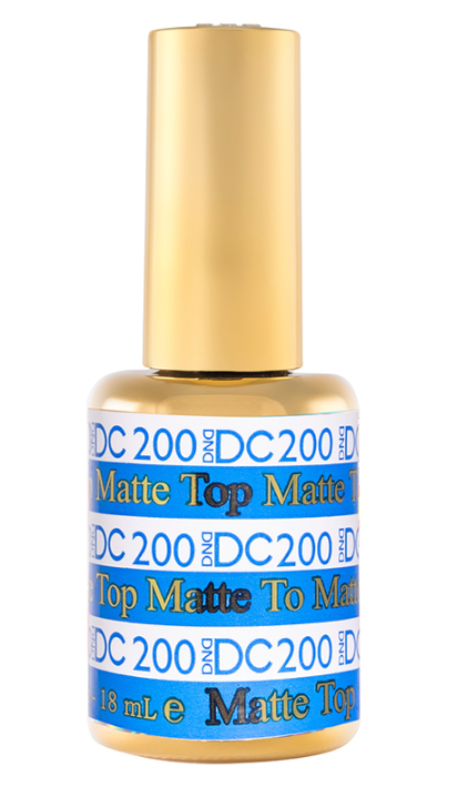 DC 200 Gel Matte Top Coat. 0.5 oz