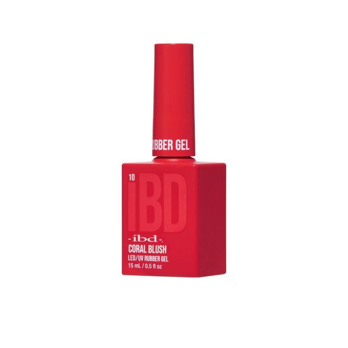IBD 5OZ RUBBER GEL CORAL BLUSH