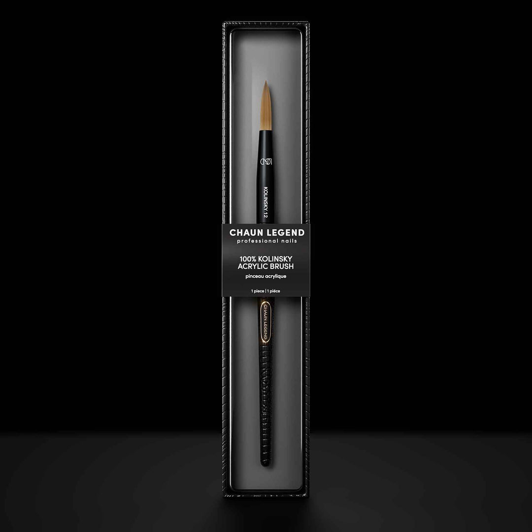 Chaun Legend LGND 100% Kolinsky Acrylic Brush #12