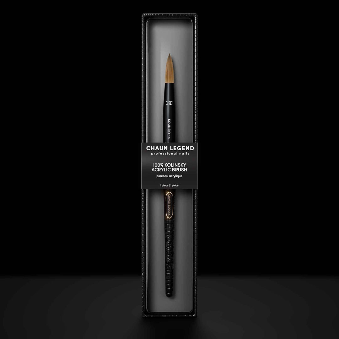 Chaun Legend LGND 100% Kolinsky Acrylic Brush #14