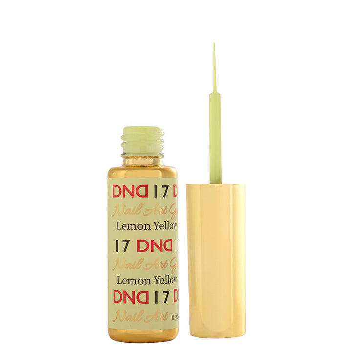 DND17 - Classic Lemon Yellow Gel Art Liner