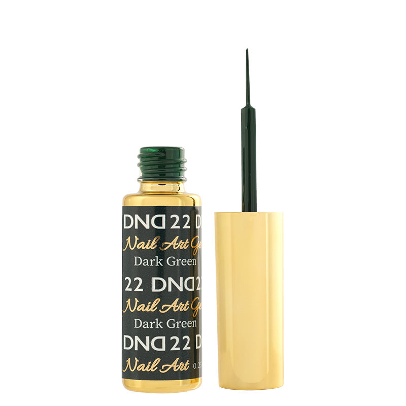 DND22 - Classic Dark Green Gel Art Liner