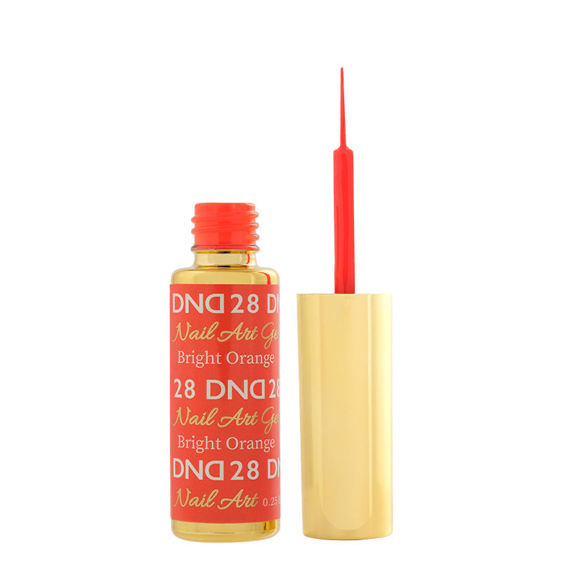 DND28 - Classic Bright Orange Gel Art Liner