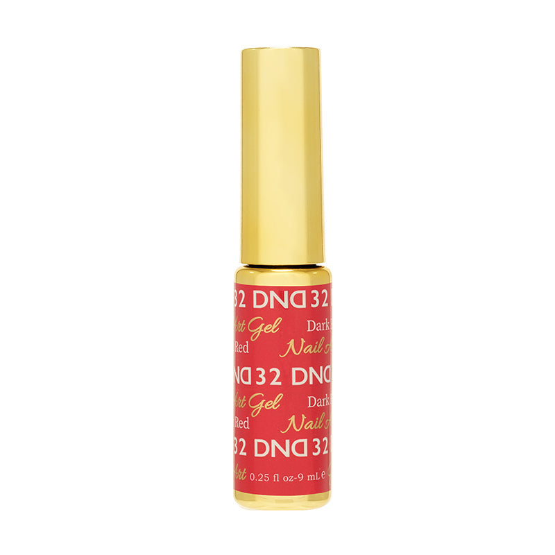 DND32 - Classic Dark Red Gel Art Liner
