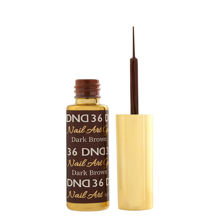 DND36 - Classic Dark Brown Gel Art Liner