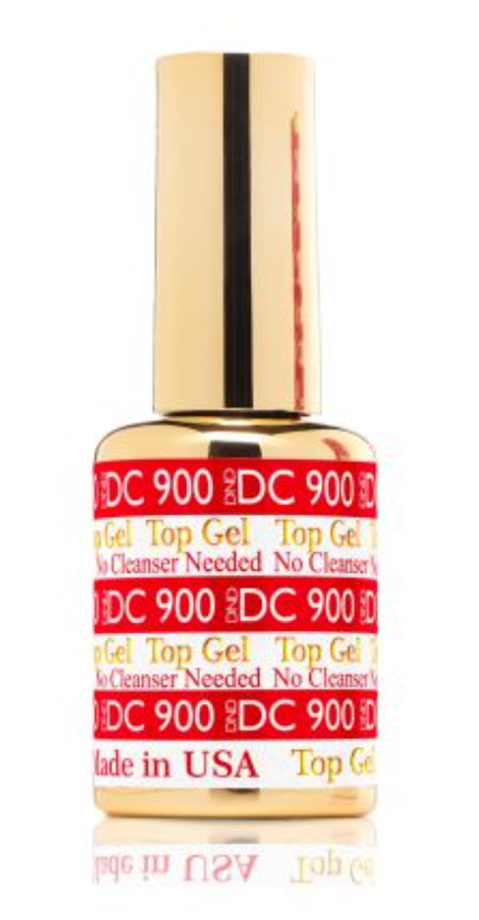DND DC Gel Top Non Cleanse #900, 0.5 fl oz