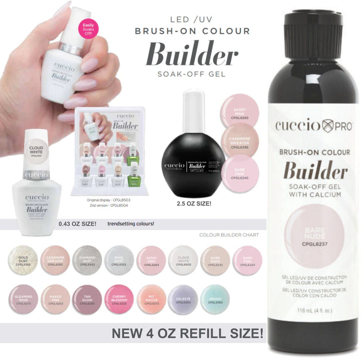 Gleaming Rose - Colour Builder Gel LED UV