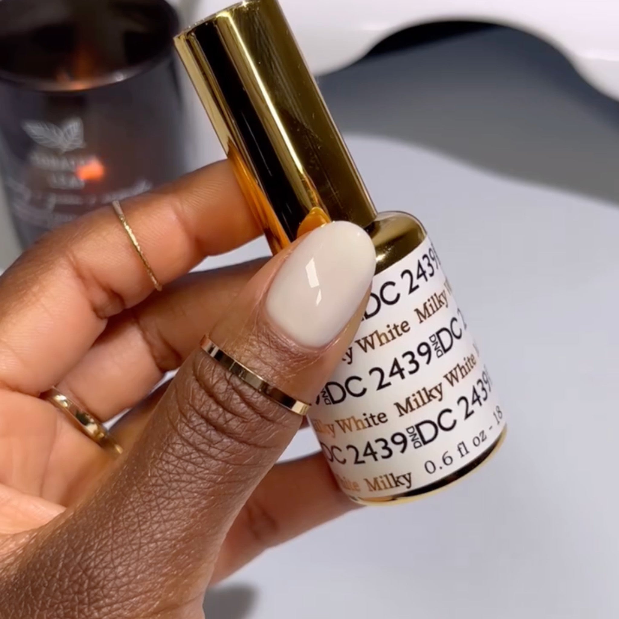 DND Milky White #2439 – Essentials Nail Supply