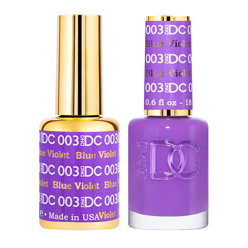 DC Blue Violet Gel Polish & Lacquer Duos #003