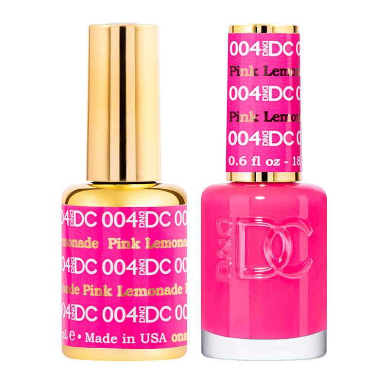 DC Pink Lemonade Gel Polish & Lacquer Duos #004