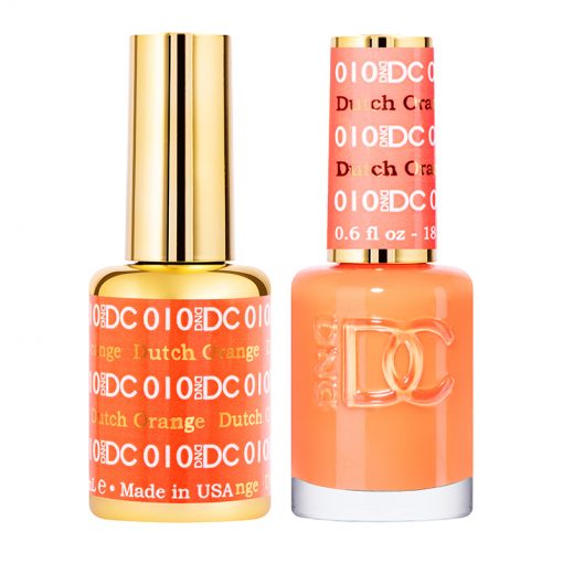 DC Dutch Orange Gel Polish & Lacquer Duos #010