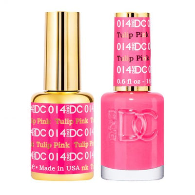 DC Tulip Pink Gel Polish & Lacquer Duos #014