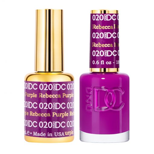 DC Rebecca Purple Gel Polish & Lacquer Duos #020
