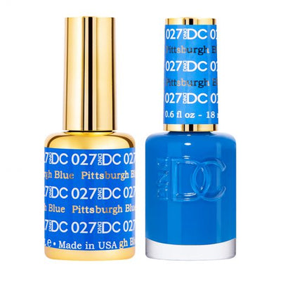 DC Pittsburgh Blue Gel Polish & Lacquer Duos #027