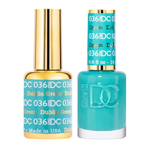 DC Dublin Green Gel Polish & Lacquer Duos #036