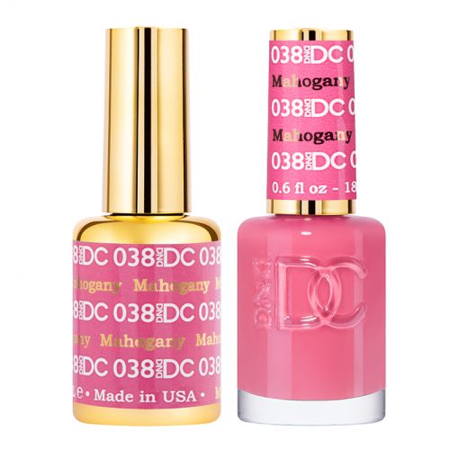 DC Mahogany Gel Polish & Lacquer Duos #038