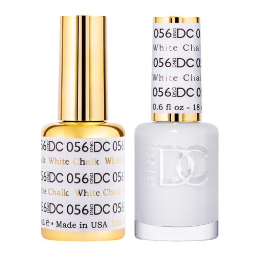 DC White Chalk Gel Polish & Lacquer Duos #056
