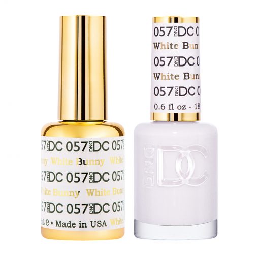 DC White Bunny Gel Polish & Lacquer Duos #057