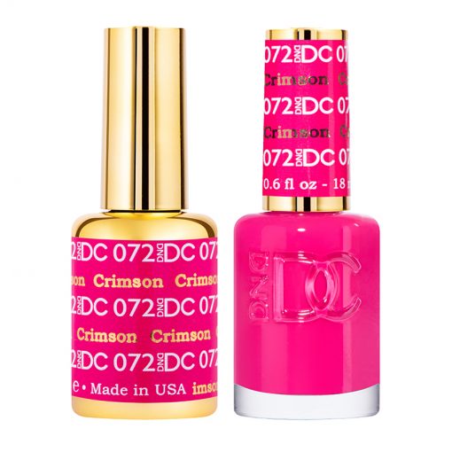 DC Crimson Gel Polish & Lacquer Duos #072