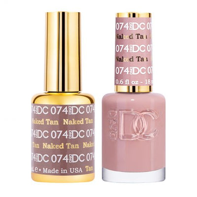 DC Naked Tan Gel Polish & Lacquer Duos #074
