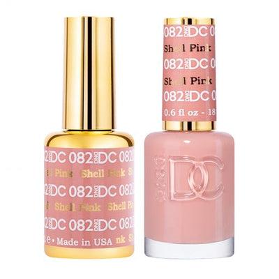 DC Shell Pink Gel Polish & Lacquer Duos #082