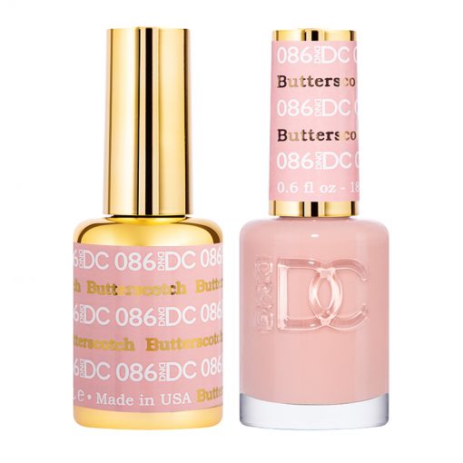 DC Butterscotch Gel Polish & Lacquer Duos #086