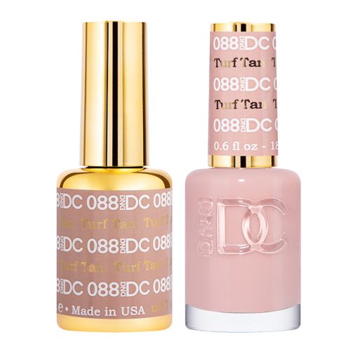 DC Turf Tan Gel Polish & Lacquer Duos #088