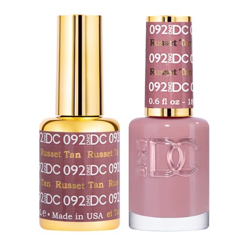 DC Russet Tan Gel Polish & Lacquer Duos #092