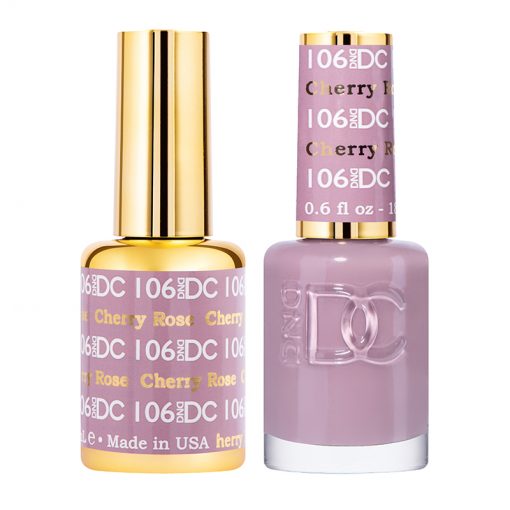 DC Cherry Rose Gel Polish & Lacquer Duos #106