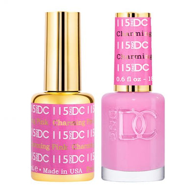 DC Charming Pink Gel Polish & Lacquer Duos #115