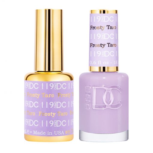 DC Frosty Taro Gel Polish & Lacquer Duos #119