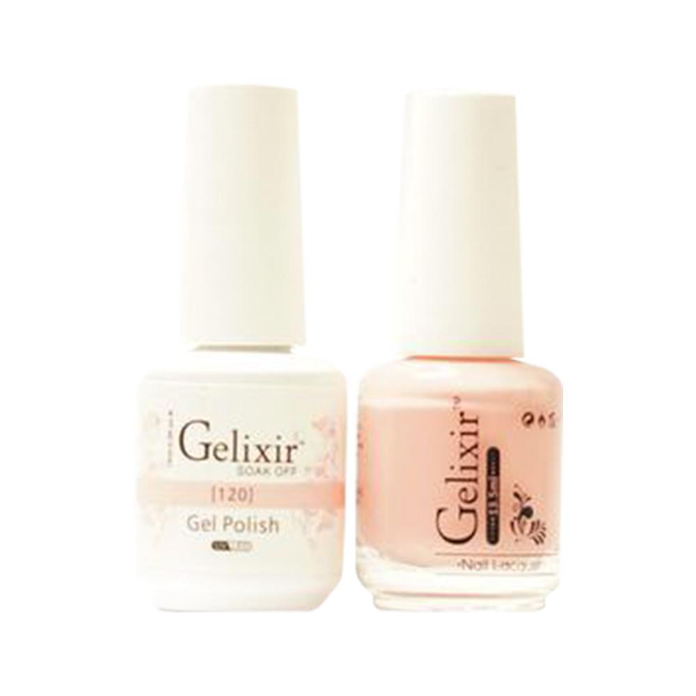 Gelixir 120 - Gelixir Gel Polish & Matching Nail Lacquer Duo Set - 0.5oz