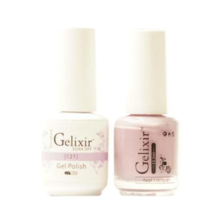 Gelixir 121 - Gelixir Gel Polish & Matching Nail Lacquer Duo Set - 0.5oz