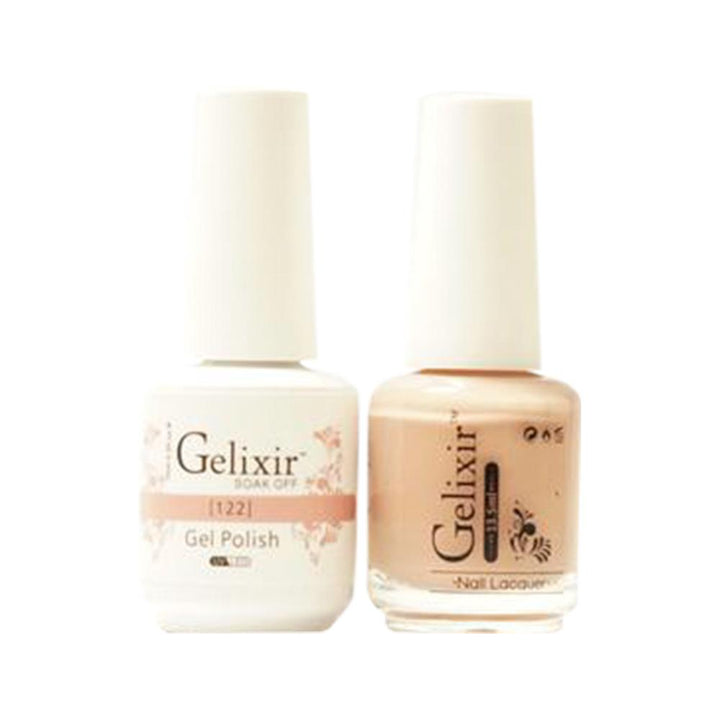 Gelixir 122 - Gelixir Gel Polish & Matching Nail Lacquer Duo Set - 0.5oz