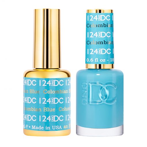 DC Columbian Blue Gel Polish & Lacquer Duos #124