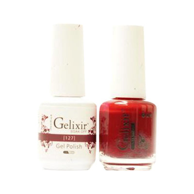 Gelixir 127 - Gelixir Gel Polish & Matching Nail Lacquer Duo Set - 0.5oz