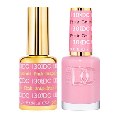 DC PinK Grapefruit Gel Polish & Lacquer Duos #130