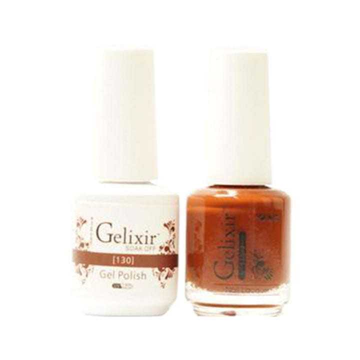 Gelixir 130 - Gelixir Gel Polish & Matching Nail Lacquer Duo Set - 0.5oz
