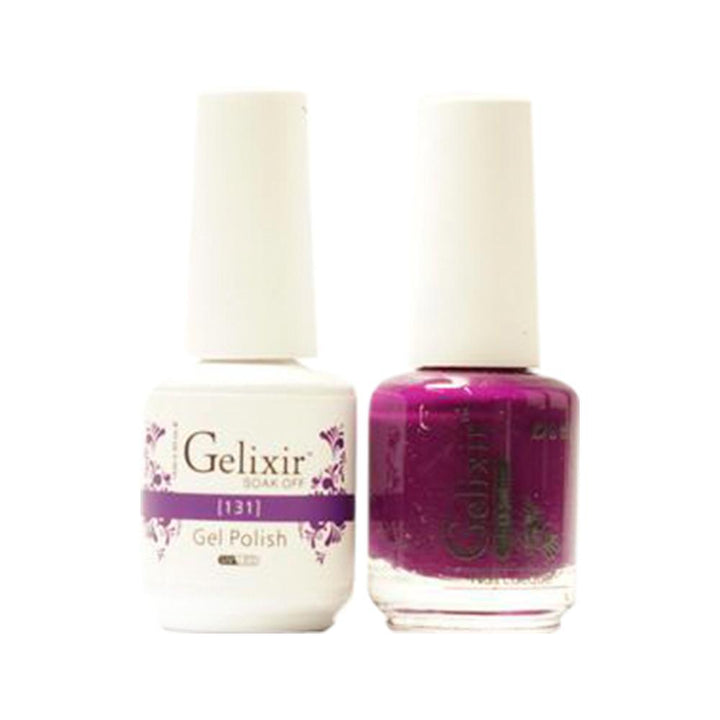 Gelixir 131 - Gelixir Gel Polish & Matching Nail Lacquer Duo Set - 0.5oz