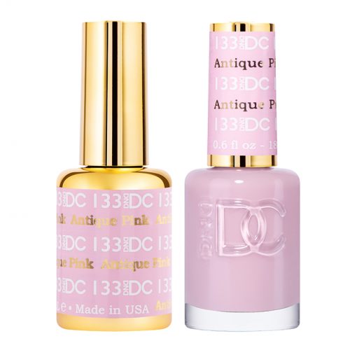 DC Antique Pink Gel Polish & Lacquer Duos #133