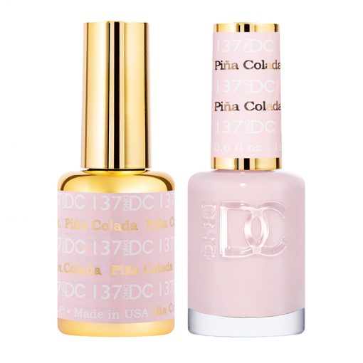 DC Pina Colada Gel Polish & Lacquer Duos #137