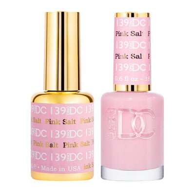 DC Pink Salt Gel Polish & Lacquer Duos #139