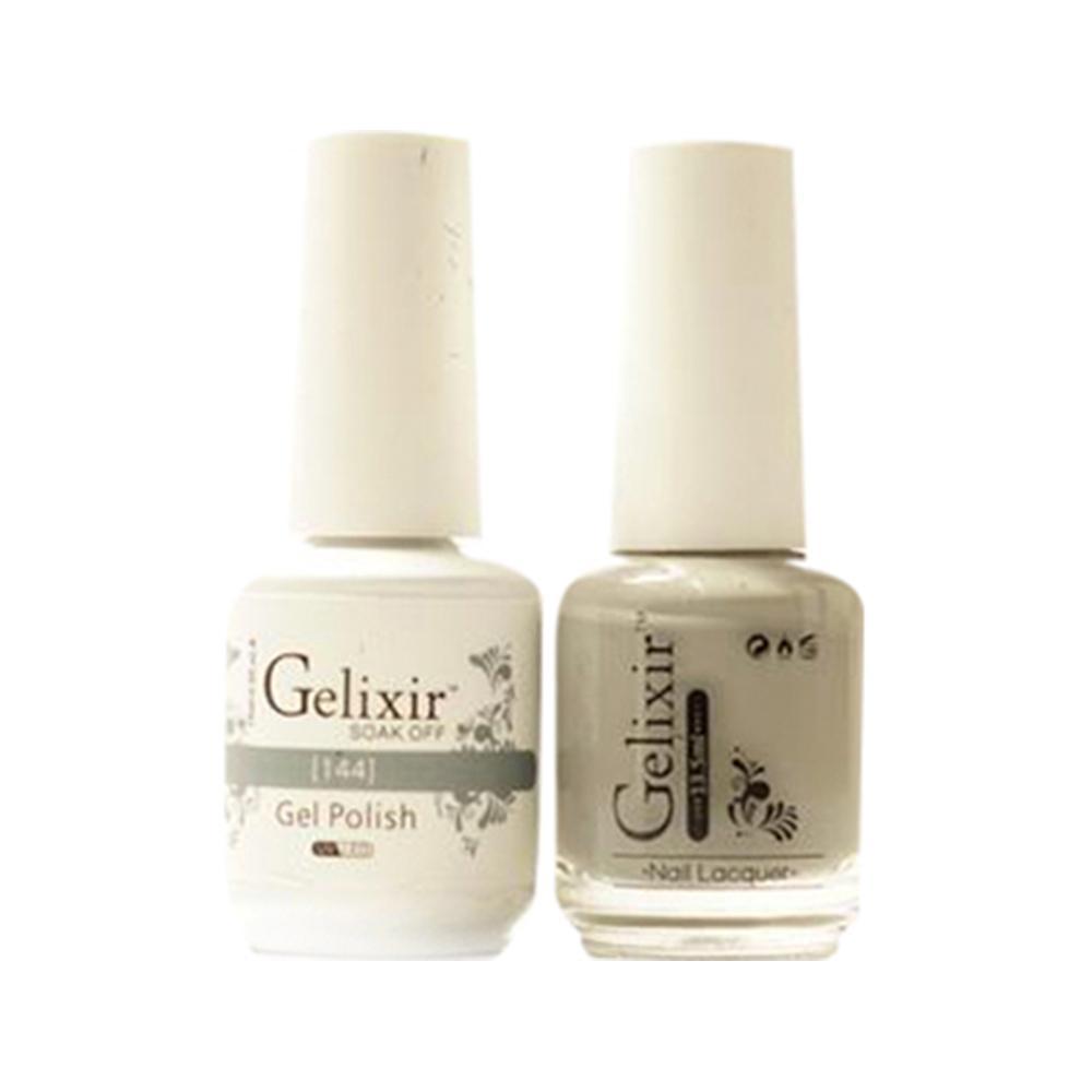 Gelixir 144 - Gelixir Gel Polish & Matching Nail Lacquer Duo Set - 0.5oz