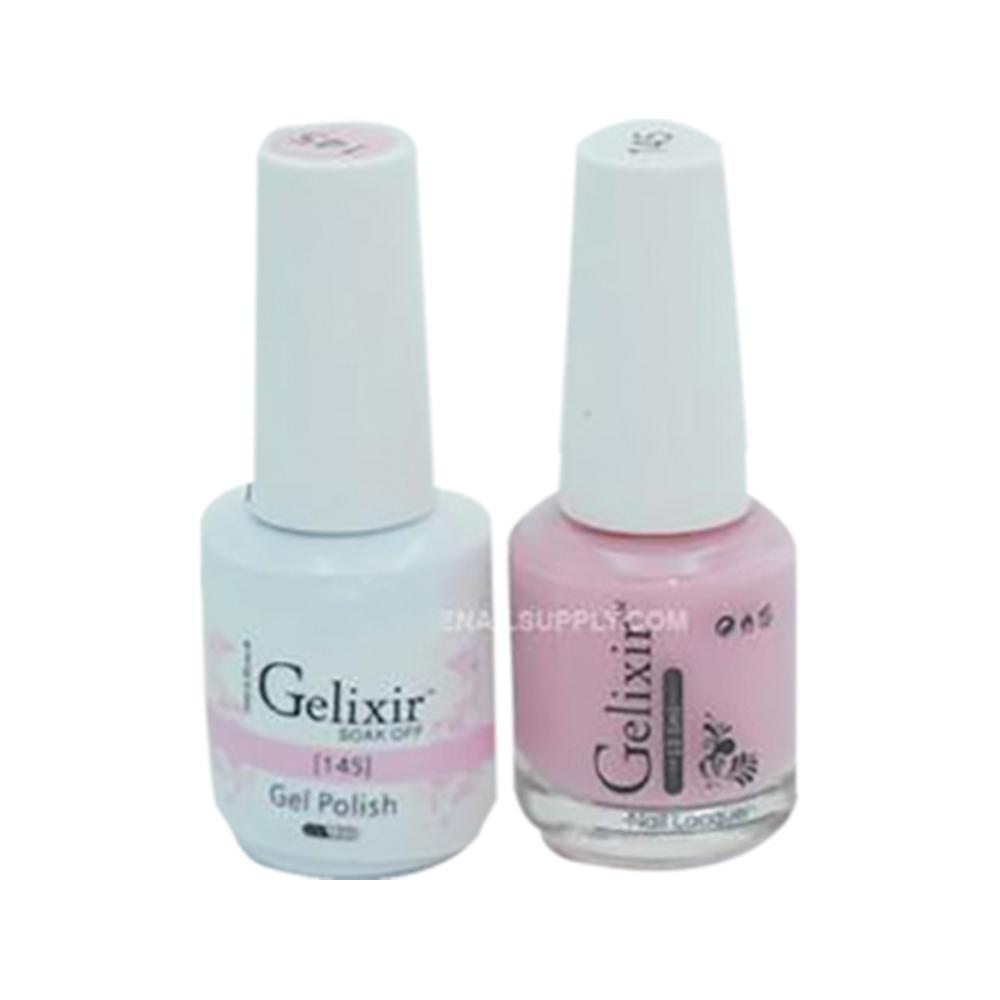 Gelixir 145 - Gelixir Gel Polish & Matching Nail Lacquer Duo Set - 0.5oz