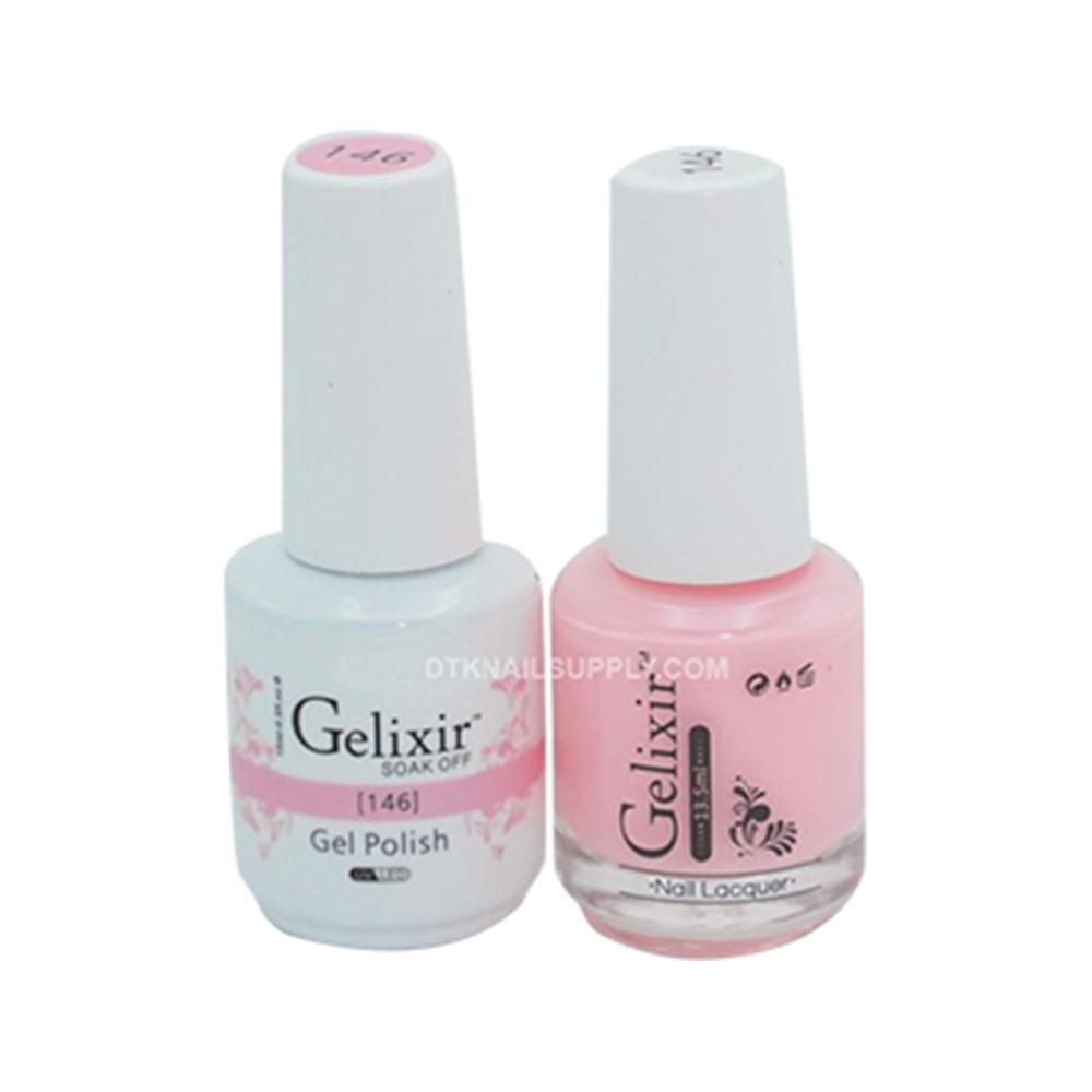 Gelixir 146 - Gelixir Gel Polish & Matching Nail Lacquer Duo Set - 0.5oz